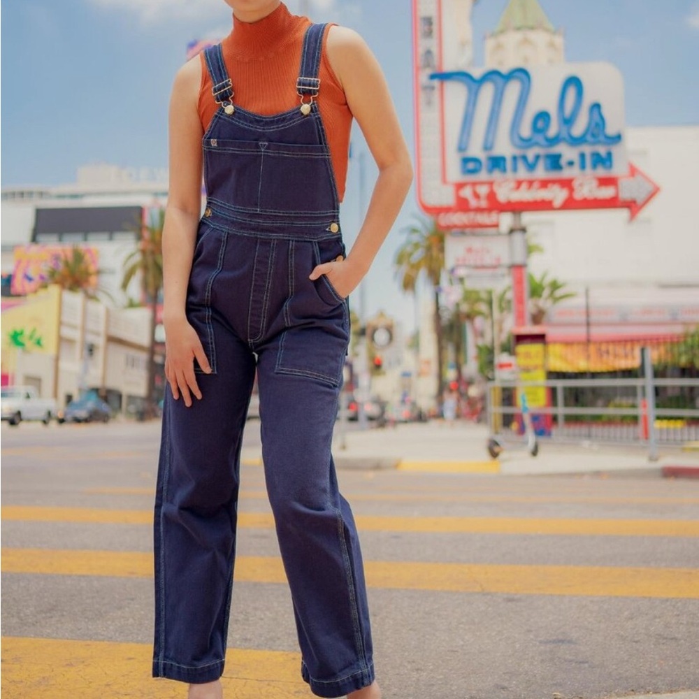 Big Bud Press INDIGO DENIM ORIGINAL OVERALLS - DARK WASH